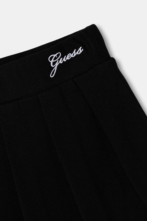 Fete Guess fustă cu vâscoză J6GD39.KAUH0.PPY2.M negru