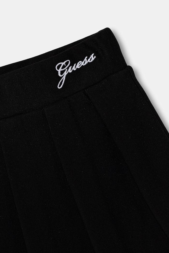 Fete Guess fustă cu vâscoză J6GD39.KAUH0.PPY2.M negru