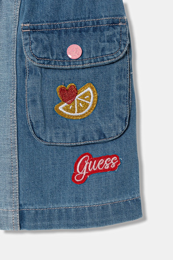 Κοριτσίστικα Παιδική τζιν φούστα Guess K6GD05.D7850.PPY2.M μπλε