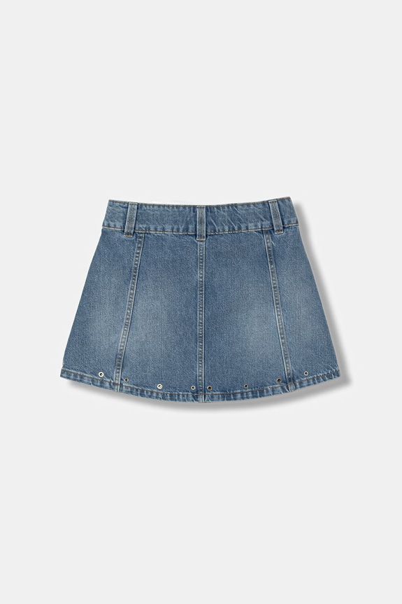 United Colors of Benetton spódnica jeansowa 4R76C002O.G.Stagionale niebieski SS26