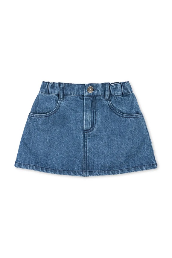 Konges Sløjd spódnica jeansowa MAGOT SKIRT GOTS KS105464.PPY2 granatowy SS26