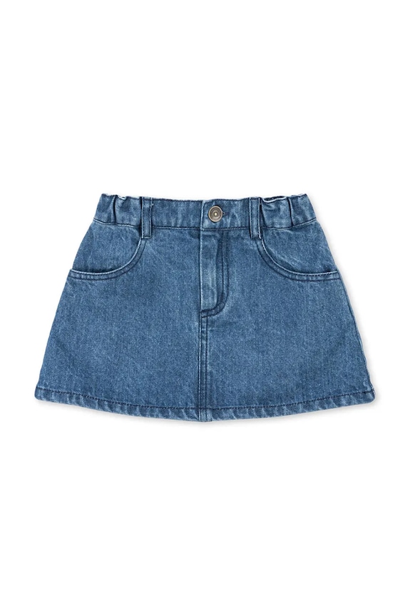 Konges Sløjd spódnica jeansowa MAGOT SKIRT GOTS KS105464.PPY2 granatowy SS26