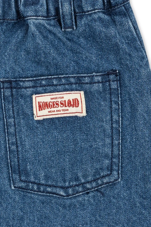 Konges Sløjd spódnica jeansowa MAGOT SKIRT GOTS granatowy KS105464.PPY2