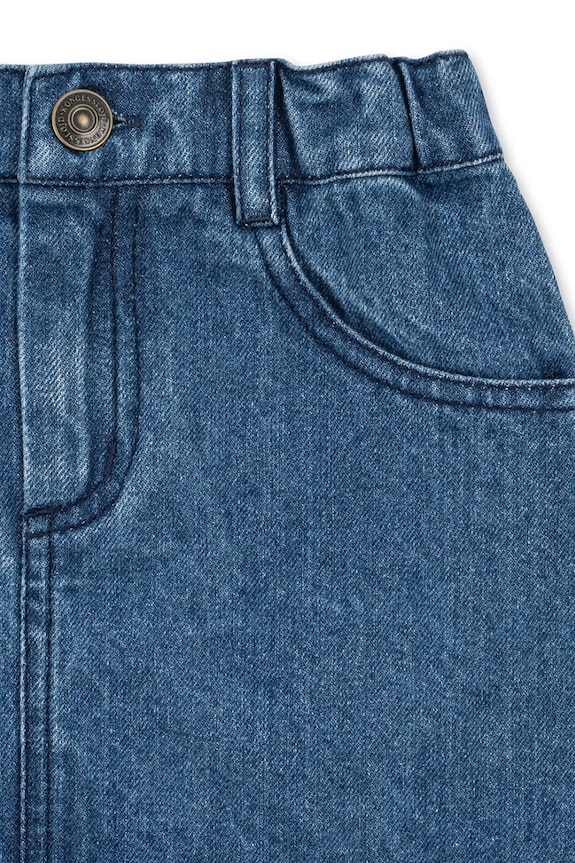 Konges Sløjd spódnica jeansowa MAGOT SKIRT GOTS KS105464.PPY2 granatowy