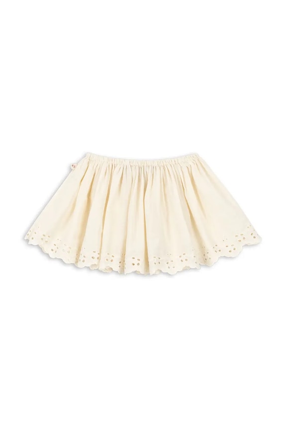 Dievča Konges Sløjd sukňa bavlnená POSEY SKIRT KS105526.PPY2 béžová