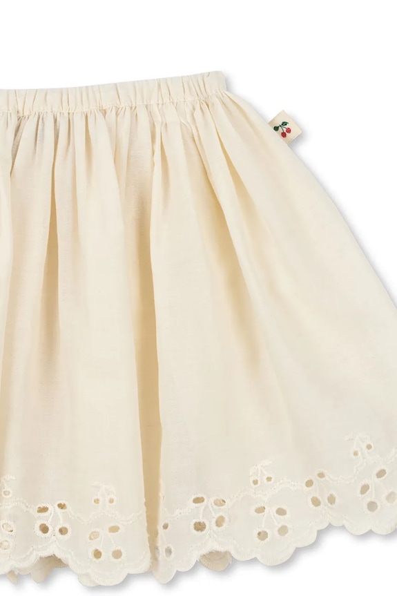 Konges Sløjd sukňa bavlnená POSEY SKIRT KS105526.PPY2 béžová
