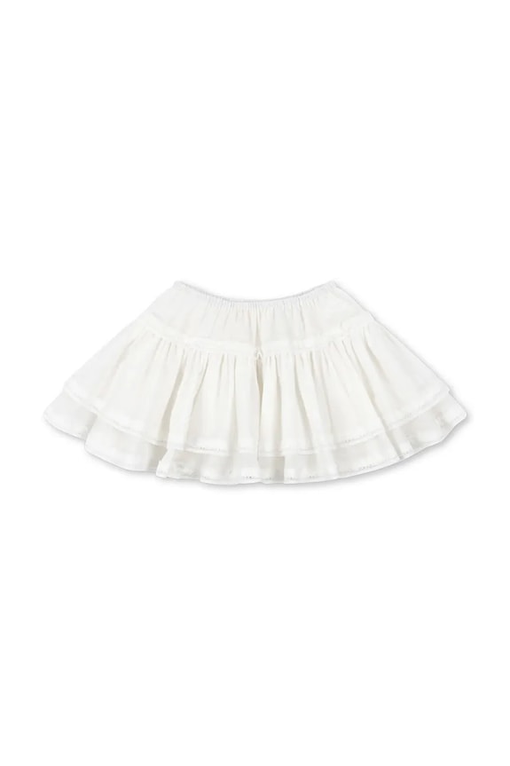 Konges Sløjd φούστα βαμβακερή MORA SKIRT GOTS KS105602.PPY2 λευκό SS26