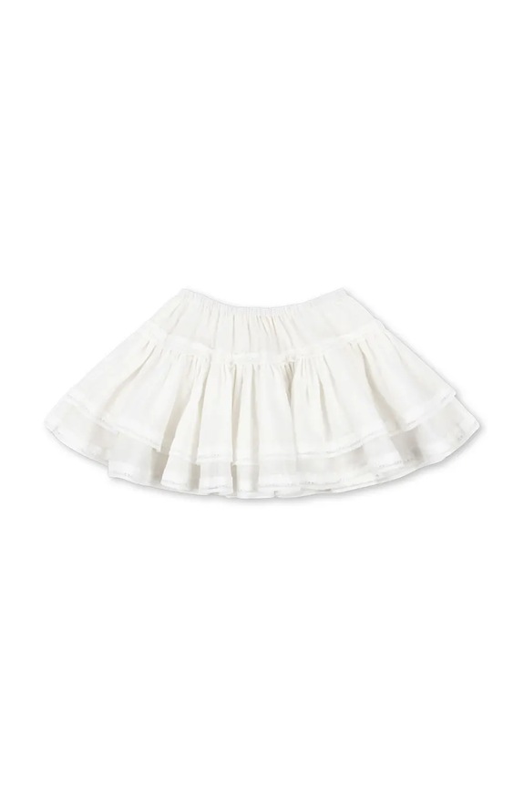 Κοριτσίστικα Konges Sløjd φούστα βαμβακερή MORA SKIRT GOTS KS105602.PPY2 λευκό