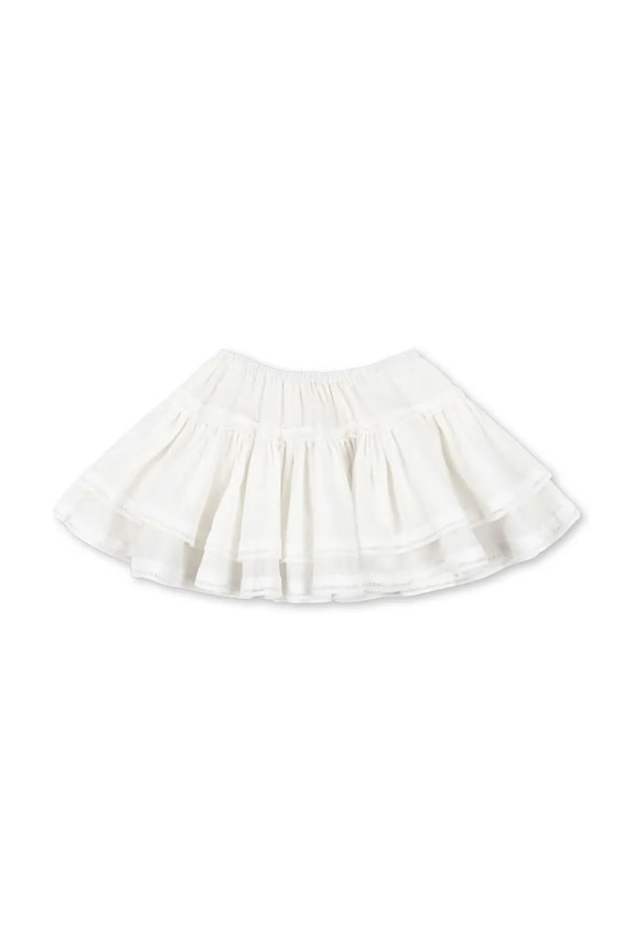 Κοριτσίστικα Konges Sløjd φούστα βαμβακερή MORA SKIRT GOTS KS105602.PPY2 λευκό