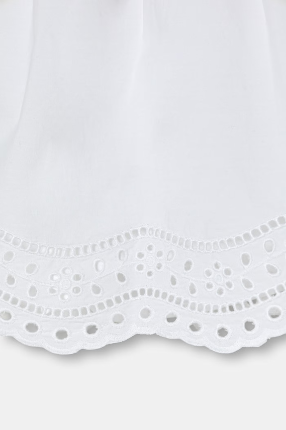 Dievča United Colors of Benetton sukňa bavlnená 4O8XC002Q.G.seasonal biela