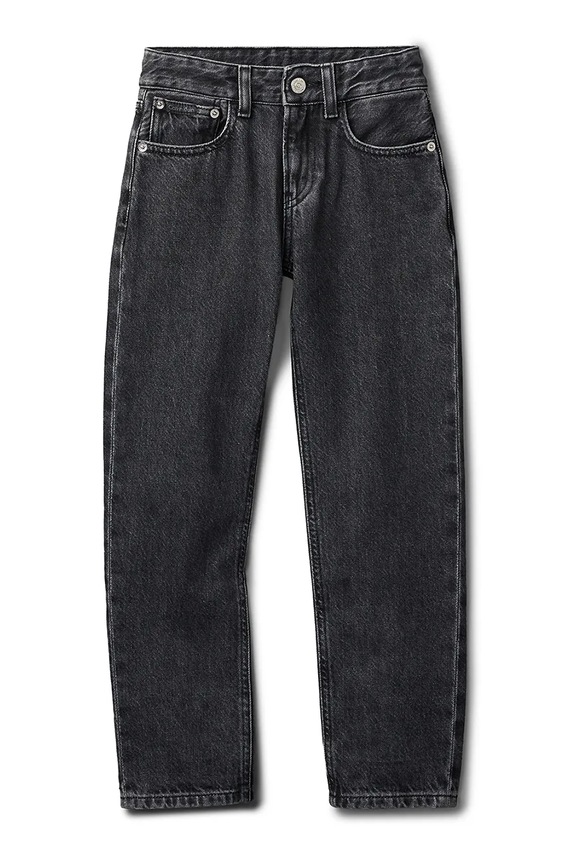 Παιδικά τζιν Calvin Klein Jeans STRAIGHT IB0IB02602.128.176.PPY2 μαύρο SS26