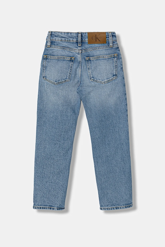 Dětské rifle Calvin Klein Jeans STRAIGHT IB0IB02640.128.176.PPY2 modrá SS26