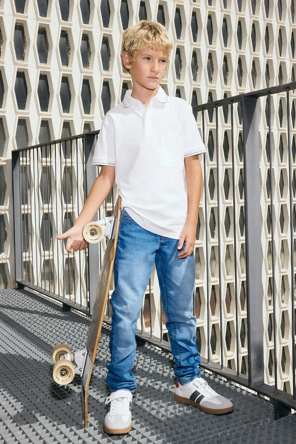 Mayoral jeansy dziecięce niebieski 538.7C.Junior.PPY2