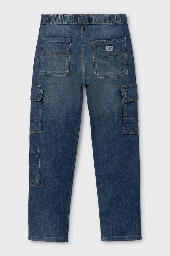 Mayoral jeansy dziecięce 6570.7F.Junior.PPY2 niebieski SS26