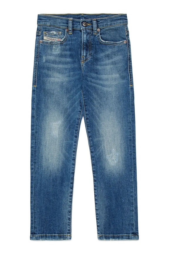 Дитячі джинси з бавовною Diesel 2020 D-VIKER-J TROUSERS блакитний J00809.KXBS1