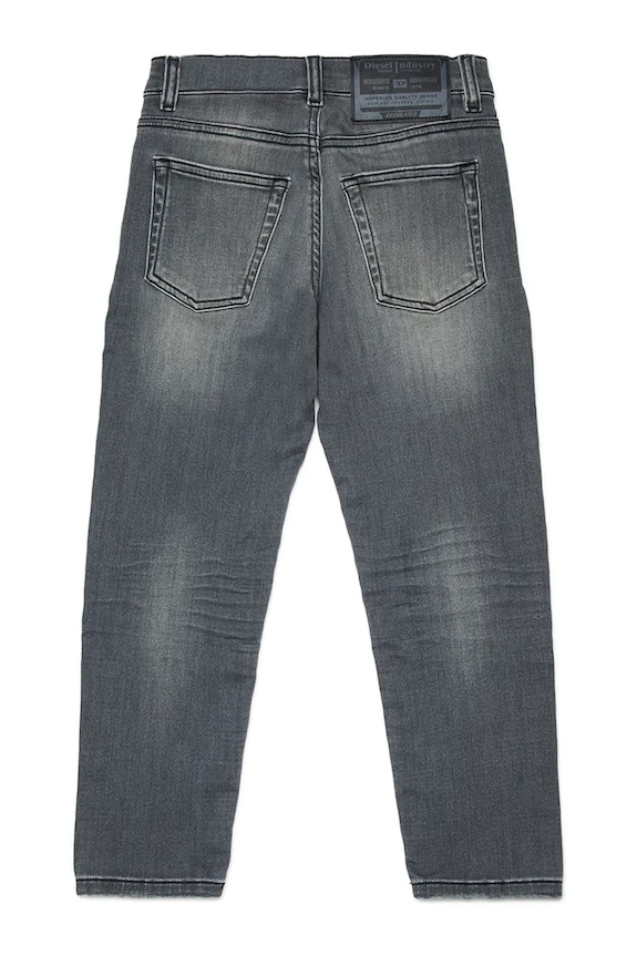 Diesel jeansy z bawełną dziecięce D-LUCAS-J JJJ TROUSERS J00994.KXBRT czarny SS26