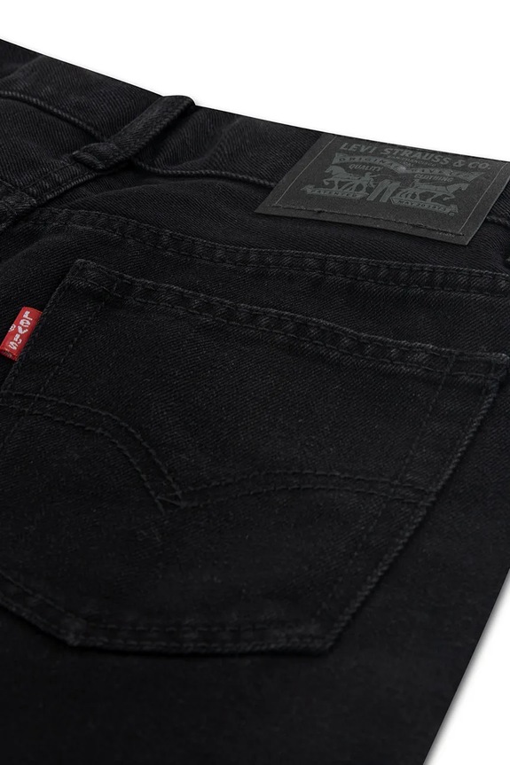 Chłopiec Levi's jeansy dziecięce 505 REGULAR FIT JEAN 8E5505 czarny