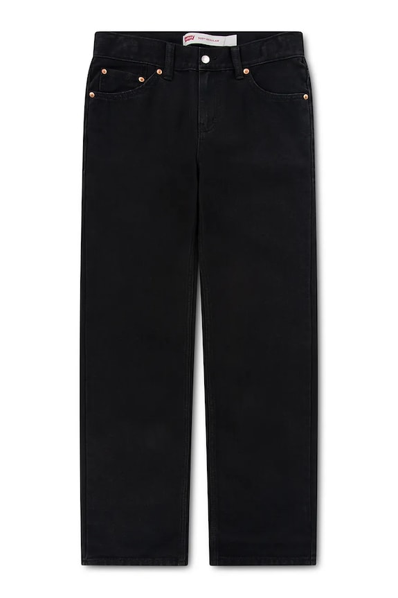 Levi's jeans copii 505 REGULAR FIT JEAN 9E5505 negru SS26