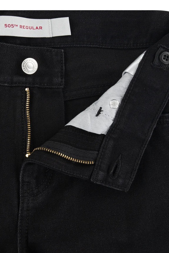 Levi's jeans copii 505 REGULAR FIT JEAN 9E5505 negru
