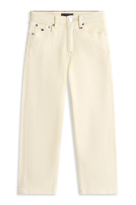 Tommy Hilfiger rifle relaxed fit detské RELAXED KB0KB10217.128.176.PPY2 béžová SS26