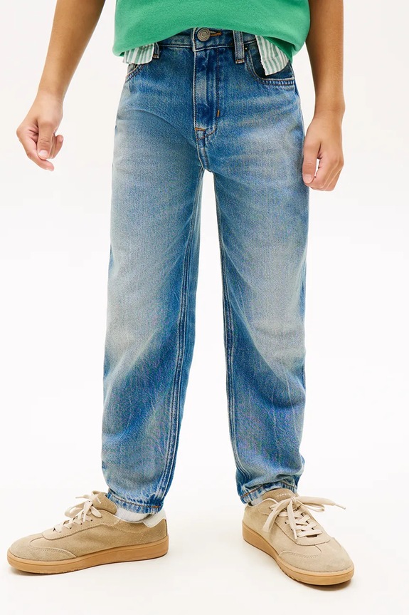 Tommy Hilfiger rifle relaxed fit detské ARCHIVE modrá KB0KB10221.128.176.PPY2