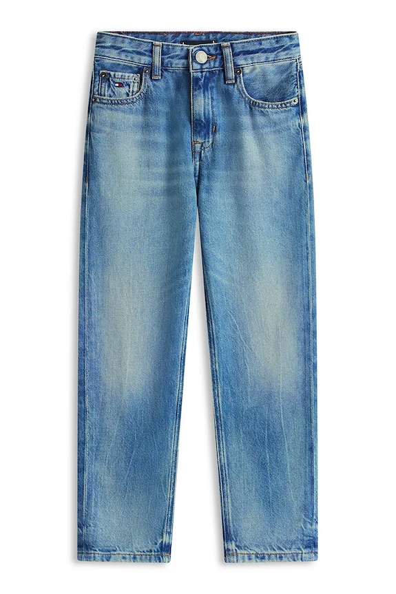 Tommy Hilfiger rifle relaxed fit detské ARCHIVE KB0KB10221.128.176.PPY2 modrá SS26