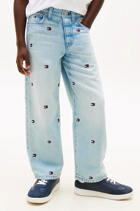 Tommy Hilfiger rifle detské BAGGY modrá KB0KB10417.128.176.PPY2