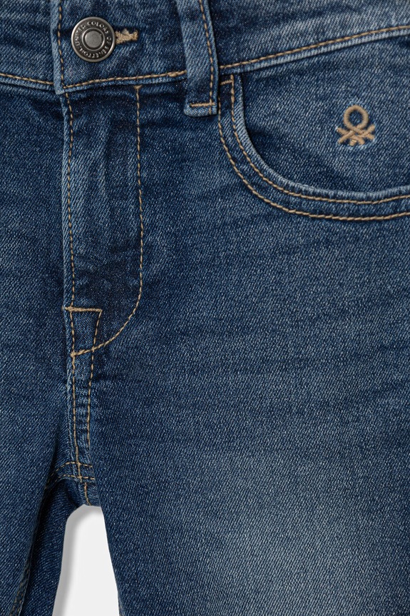 Băieți United Colors of Benetton blugi slim fit pentru copii 45ONGE01X.P.Riproposto bleumarin