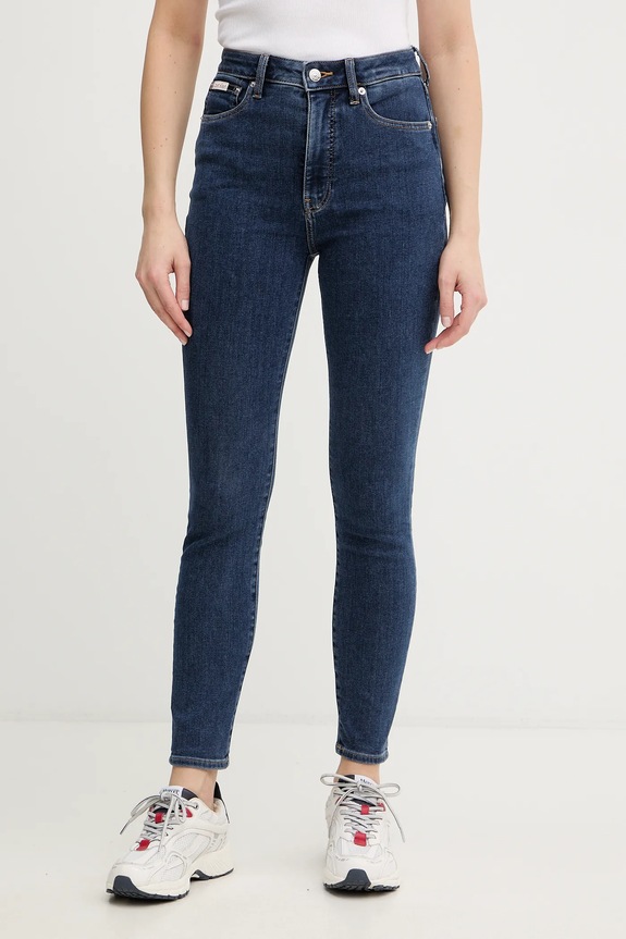 Rifle Calvin Klein Jeans modrá LV047E611G