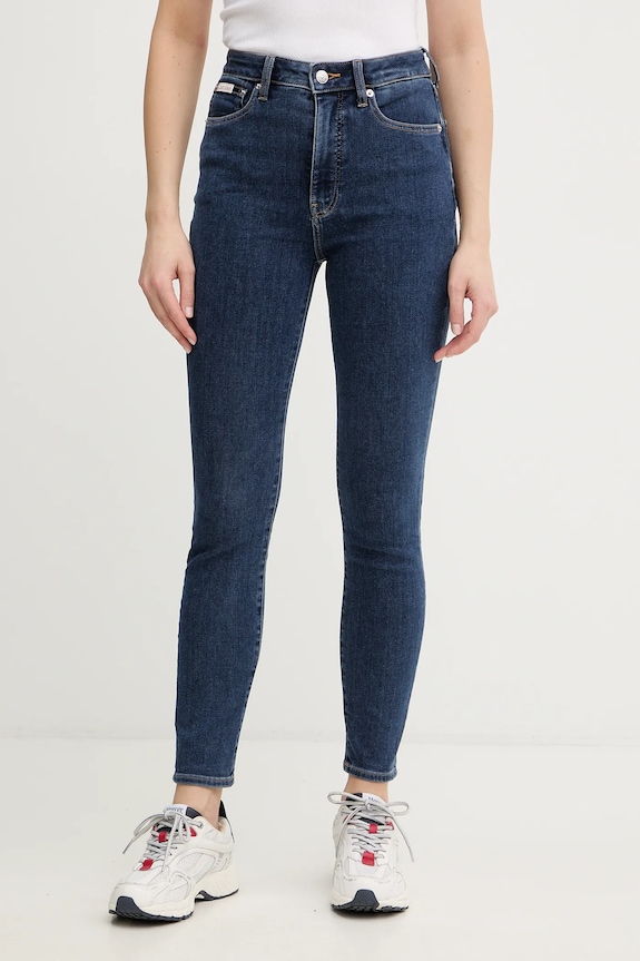 Rifle Calvin Klein Jeans modrá LV047E611G