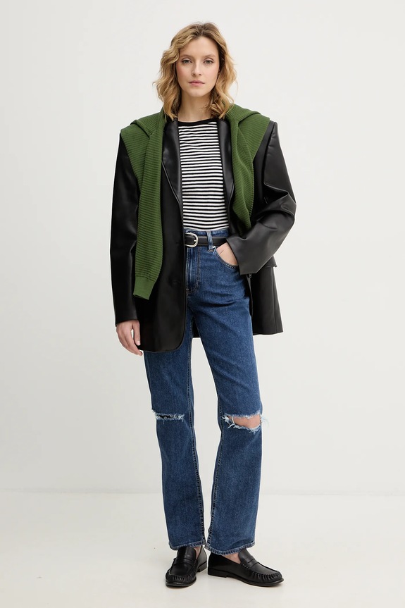 Rifle Calvin Klein Jeans LV047E614G tmavomodrá SS26