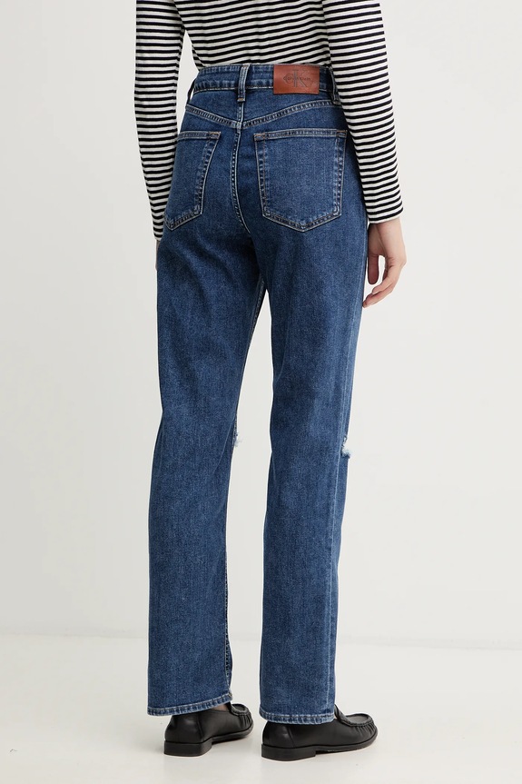 Oblečenie Rifle Calvin Klein Jeans LV047E614G tmavomodrá