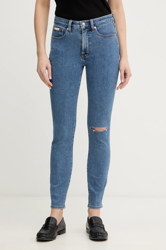 Rifle Calvin Klein Jeans modrá LV047E616G