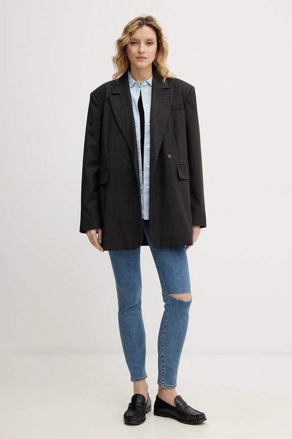 Rifle Calvin Klein Jeans LV047E616G modrá SS26