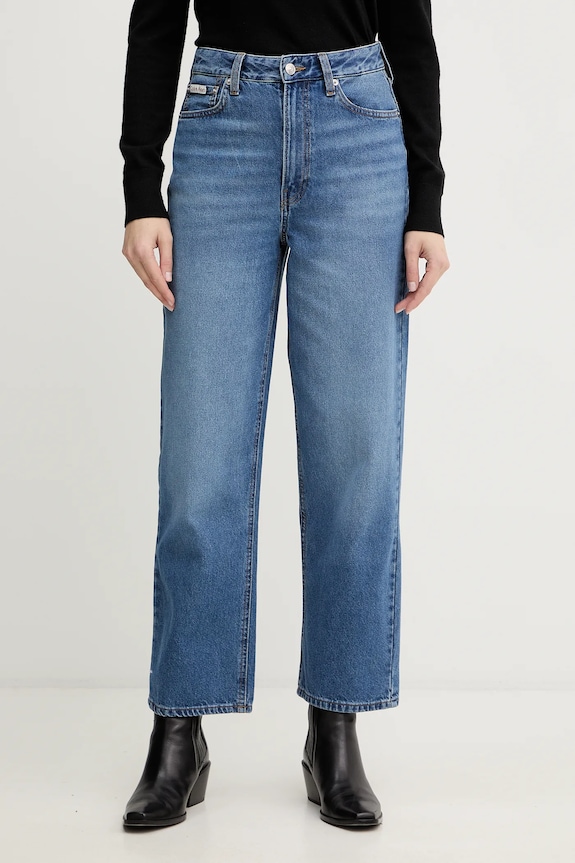 Rifle Calvin Klein Jeans modrá LV047E626G