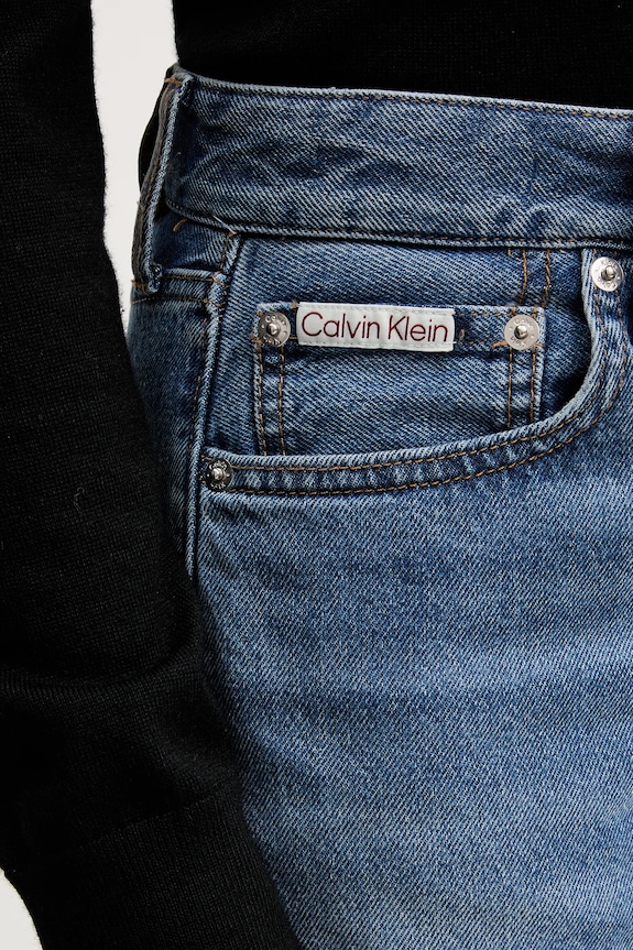 Rifle Calvin Klein Jeans modrá LV047E626G