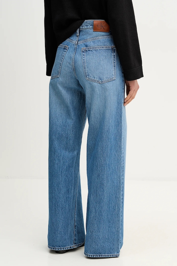 Ρούχα Τζιν παντελόνι Calvin Klein Jeans LV047E701G μπλε
