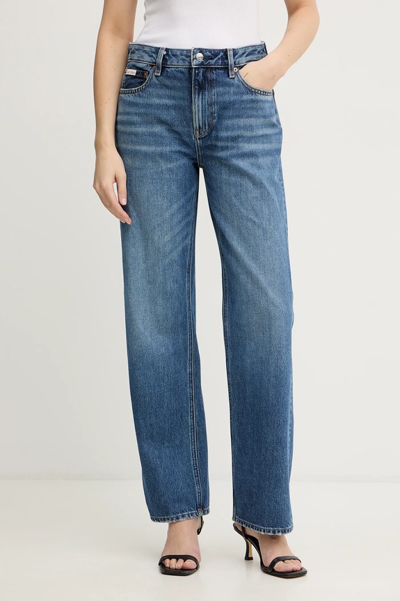 Rifle Calvin Klein Jeans modrá LV047E704G