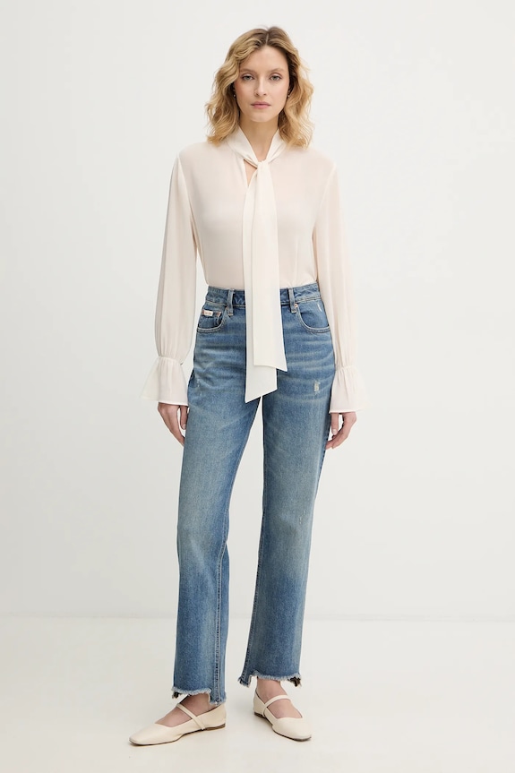 Rifle Calvin Klein Jeans LV047E788G modrá SS26