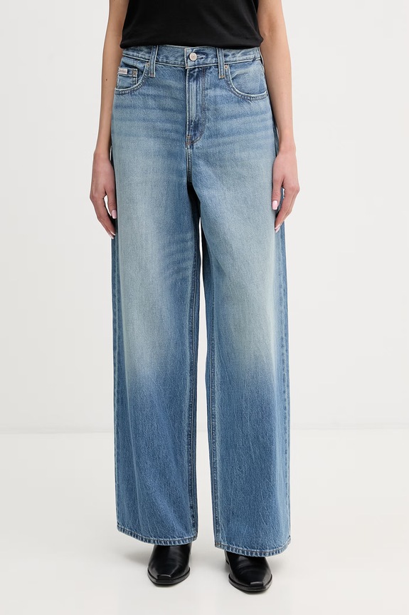 Calvin Klein Jeans jeansy niebieski LV047E728G