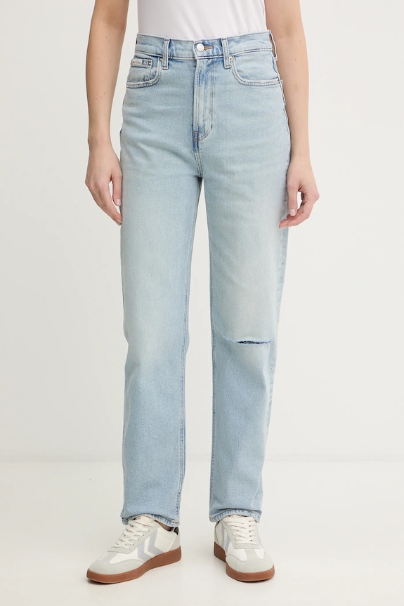 Rifle Calvin Klein Jeans modrá LV047E908G