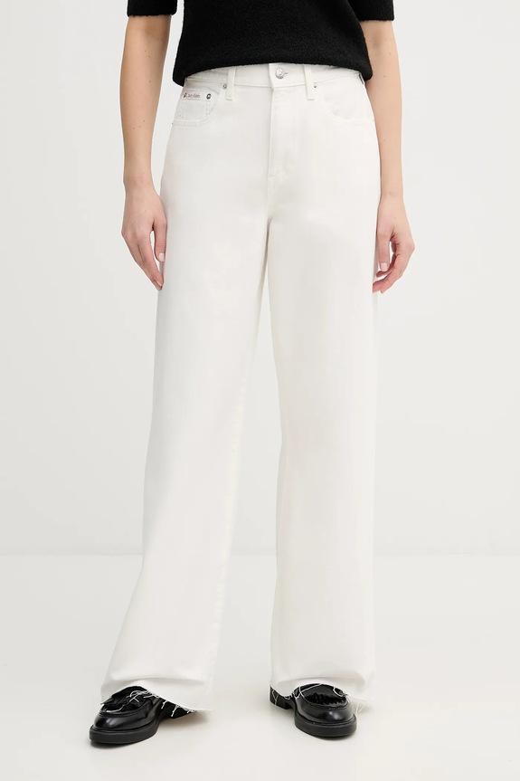Džíny Calvin Klein Jeans bílá LV047F733G