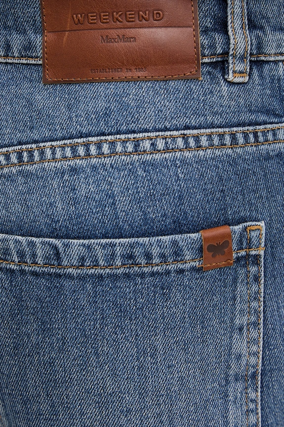 Weekend Max Mara jeansy MANETTA niebieski 2615181021600