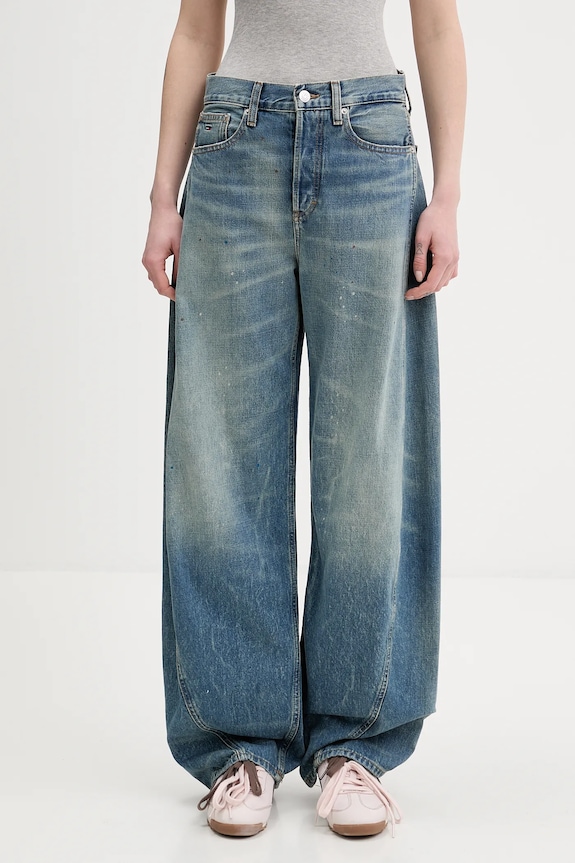 Rifle Tommy Jeans Planet friendly modrá DW0DW22017