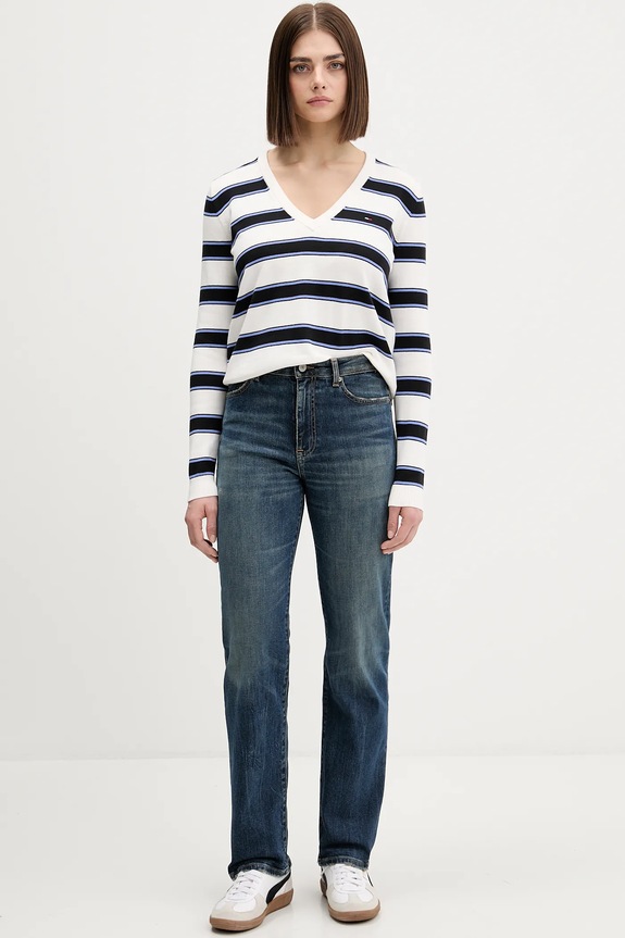 Rifle Tommy Jeans DW0DW22425 tmavomodrá SS26