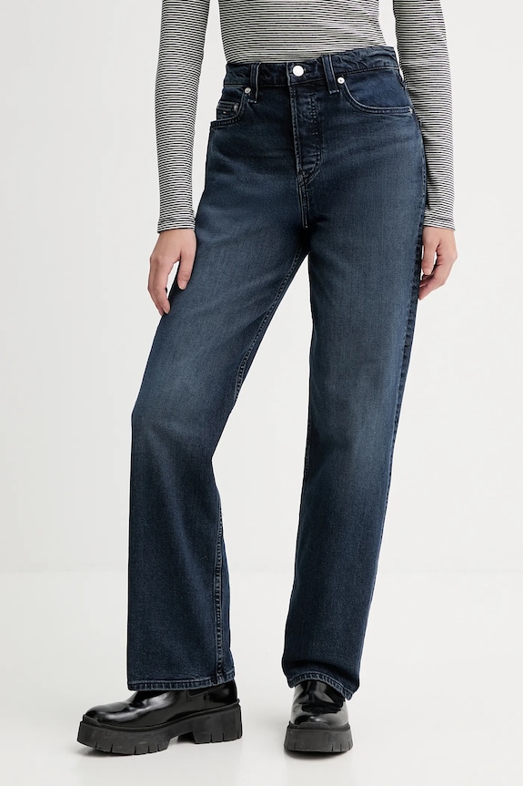 Traperice Tommy Jeans mornarsko plava DW0DW22445