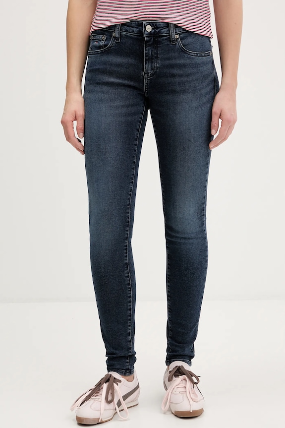 Rifle Tommy Jeans Planet friendly tmavomodrá DW0DW22451