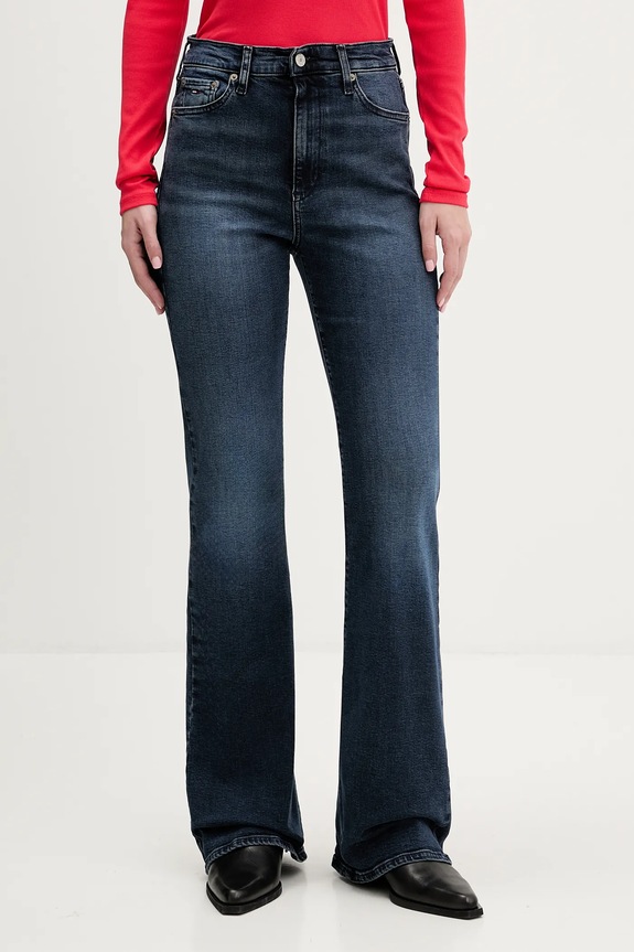 Tommy Jeans blugi Planet friendly bleumarin DW0DW22454