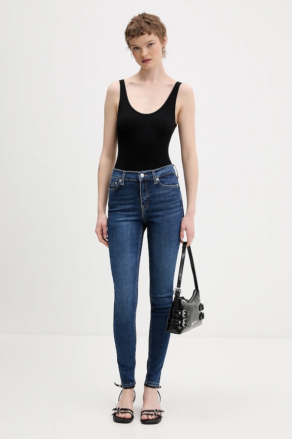 Rifle Tommy Jeans DW0DW22455 tmavomodrá SS26