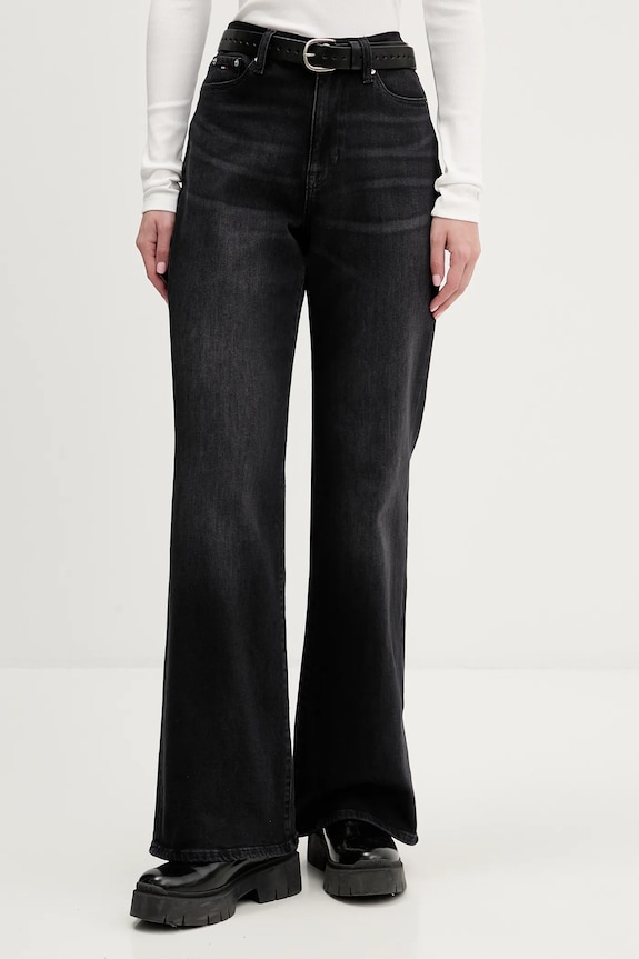 Tommy Jeans blugi Planet friendly negru DW0DW22468